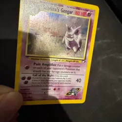 Sabrina's Gengar 14/132 Pokemon Card English Version Old Back Rare - Image 5