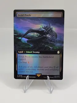 Mint/Near-Mint, English - 1 x MTG Fetid Pools - Foil - Extended Art Universes Be - Image 1