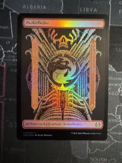 MTG Phyrexia All Will Be One Phyrexian Text FOIL ✨ Mountain #270 NM Near Mint - Image 1