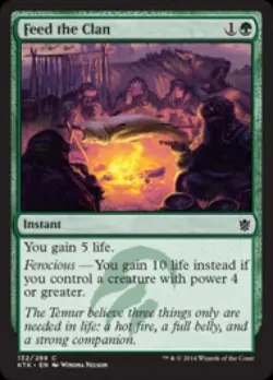 Feed the Clan -Foil Light Play MTG Khans of Tarkir - Image 1