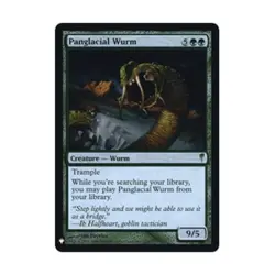 WOTC MtG Mystery Booster: Retail Exclusives Panglacial Wurm (R) (Foil) NM - Image 1
