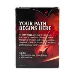 WOTC MTG Starter Sets and Toolkits SDCC Promo Car Pack - Red Mage VG+/NM - Image 2