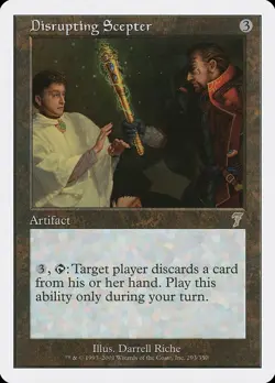 MTG - Disrupting Scepter - Seventh Edition - X1 - (LP) - - Image 1