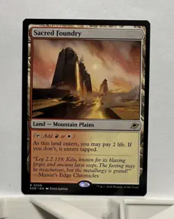 Sacred Foundry Edge of Eternities Regular MTG NM MAGIC - Image 1