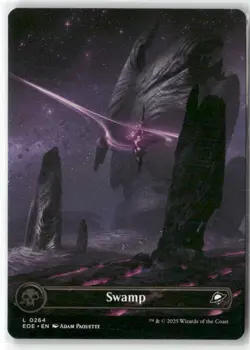 Swamp (0264) (Borderless) Edge of Eternities Regular MTG NM MAGIC - Image 1