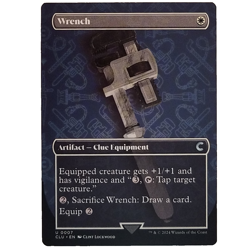 x4 Wrench CLU MTG M/NM Playset Borderless Uncommon White Artifact Clue Equipment - Image 1