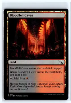 FOIL Bloodfell Caves March of the Machine - MTG Magic the Gathering Card - Image 1
