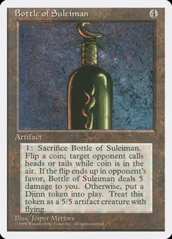 MTG - Bottle of Suleiman - Fourth Edition - X1 - (LP) - - Image 1