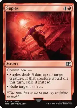 Suplex -Foil Near Mint MTG Universes Beyond: FINAL FANTASY - Image 1