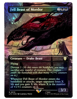 MTG | Fell Beast of Mordor #0513 | The Lord of the Rings | Foil | NM | EN - Image 1