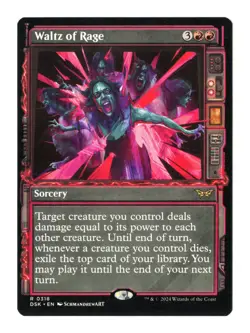 MTG | Waltz of Rage #0318 | Duskmourn: House of Horror | NM | EN - Image 1