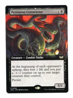 MTG | Persistent Constrictor #0052 | Duskmourn: House of Horror | NM | EN - Image 1