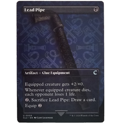 x4 Lead Pipe CLU MTG M/NM Playset Borderless Uncommon Black Artifact Equipment - Image 1