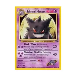 Pokemon Pokemon Gym Challenge Sabrina's Gengar (R) #29 NM - Image 1