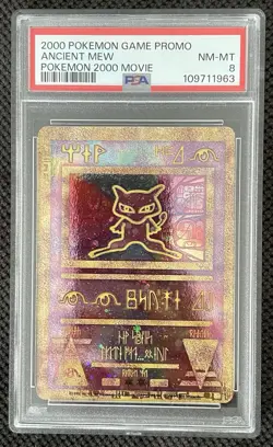 2000 Pokemon ANCIENT MEW HOLO Movie Game Promo Near Mint PSA 8 - Image 1