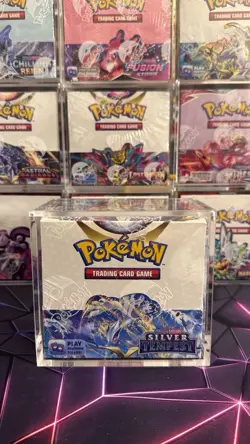 Pokemon TCG Sword & Shield Silver Tempest Booster Sealed Without acrylic - Image 1