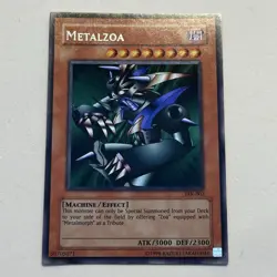 Yugioh Metalzoa TFK-002 Secret Rare Trading Card - Image 2
