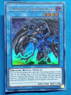 YuGiOh Cards - Paladin of Dark Dragon - DLCS-EN069 - Near Mint - Image 1