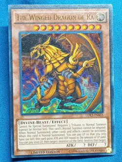 YuGiOh Cards - The Winged Dragon of Ra - LDK2-ENS03 - Near Mint - Image 1