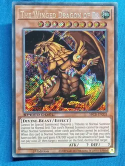 YuGiOh Cards - The Winged Dragon of Ra - SBCB-EN203 - Near Mint - Image 1