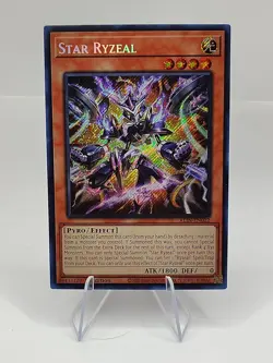 Yugioh! 1x Star Ryzeal ALIN-EN022 Secret Rare 1st Ed NM - Image 1