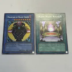 Yugioh Magician Of Black Chaos & Ritual PP01 Trading Cards Set Of 2 - Image 2