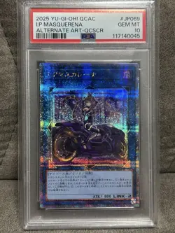 YuGiOh I P Masquerena PSA10 25th Alt Art QC Secret Rare Japan - Image 1