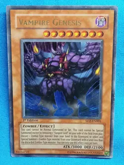 YuGiOh Cards - Vampire Genesis - SD2-EN001 - Near Mint - Image 1