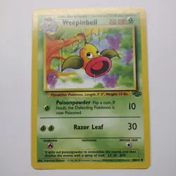 WEEPINBELL - Jungle Set - 48/64 - Uncommon - Pokemon Card - Unlimited - NM - Image 1