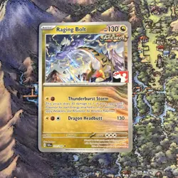 Pokemon TCG Raging Bolt 111/142 Stamped Prize Pack - Image 1