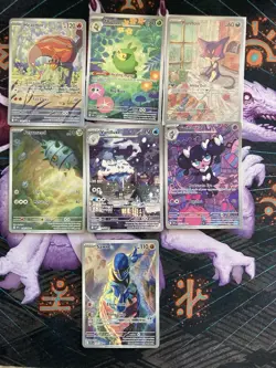 Pokemon White Flare/ Black Bolt Art Rare/ Pokeball/ Masterball Foil Card Lot - Image 5