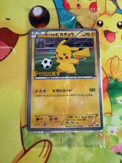【Sealed】Pokemon Card Pitch's Pikachu XY-P 2nd Japanese Promo 2014 F/S - Image 1