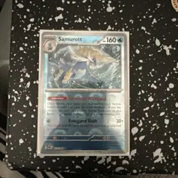 Pokemon SV Black Bolt White Flare 023/086 Samurott Rare Pokeball Holo - Image 3