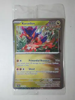 Koraidon 119 Eb Games Stamped Promo Pokemon card Sealed - Image 1