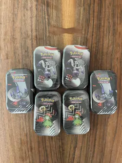 Pokemon TCG Black Bolt & White Flare Mini Tins (Lot Of 6) - Image 1