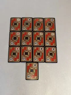 Dragon Ballz Carddass Super Battle 13 Card Set No Duplicates Used - Image 2