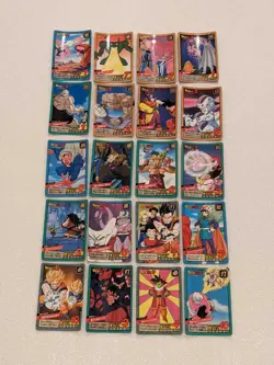 Dragon Ball Carddass Super Battle Normal Card Set 20 Pieces Out of Print - Image 1