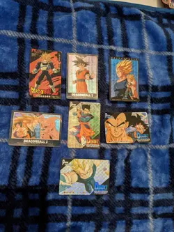 Dragon Ball Carddass Kira 7 Card Set Out of Print Used - Image 1