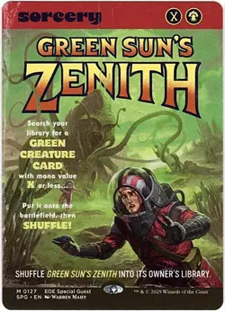 MTG Edge Of Eternities Green Sun's Zenith Showcase Special Guest (Mythic) - Image 1