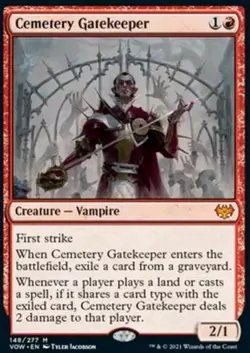 Cemetery Gatekeeper MTG Innistrad #148 - Image 1