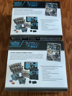 Pokemon Black Bolt Elite Trainer Box X2 ETB 2 Boxes W/Thundurus Promo 18 Packs - Image 2