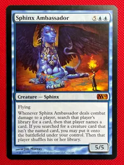 MTG 1X Sphinx Ambassador X1 Core Set 2010 (M10) Magic - SP/NM - Image 1