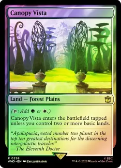 Canopy Vista Foil Doctor Who Commander NM MTG - Image 1