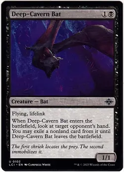 MTG Lost Caverns of Ixalan: Deep-Cavern Bat (Uncommon) - Image 1
