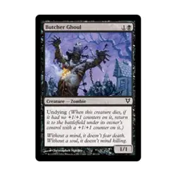 WOTC MtG Avacyn Restored Butcher Ghoul (C) (Foil) EX - Image 1