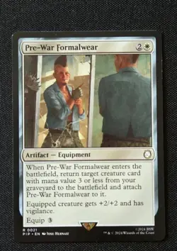 MTG - Pre-War Formalwear - Universes Beyond: Commander Fallout - NM Rare #21 - Image 1