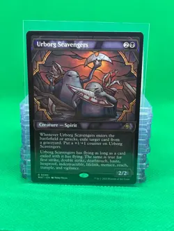 MTG Trading Card- Urborg Scavengers (Showcase) - MAT March of the Machine: - Image 1