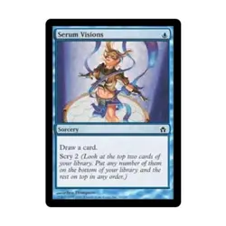 WOTC MtG Fifth Dawn Serum Visions (C) (Foil) EX - Image 1