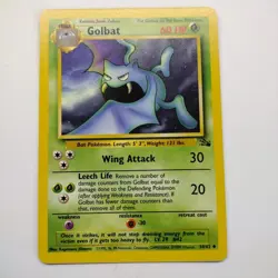 Golbat 34/62 Fossil Set Unlimited 1999 Pokemon Card Uncommon NM - Image 1