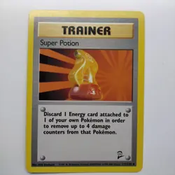 1999-2000 Super Potion Base Set 2 117/130 Trainer Uncommon Pokemon NM+ - Image 1